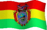 De rasta (cocaine?) kleuren van de Boliviaanse vlag